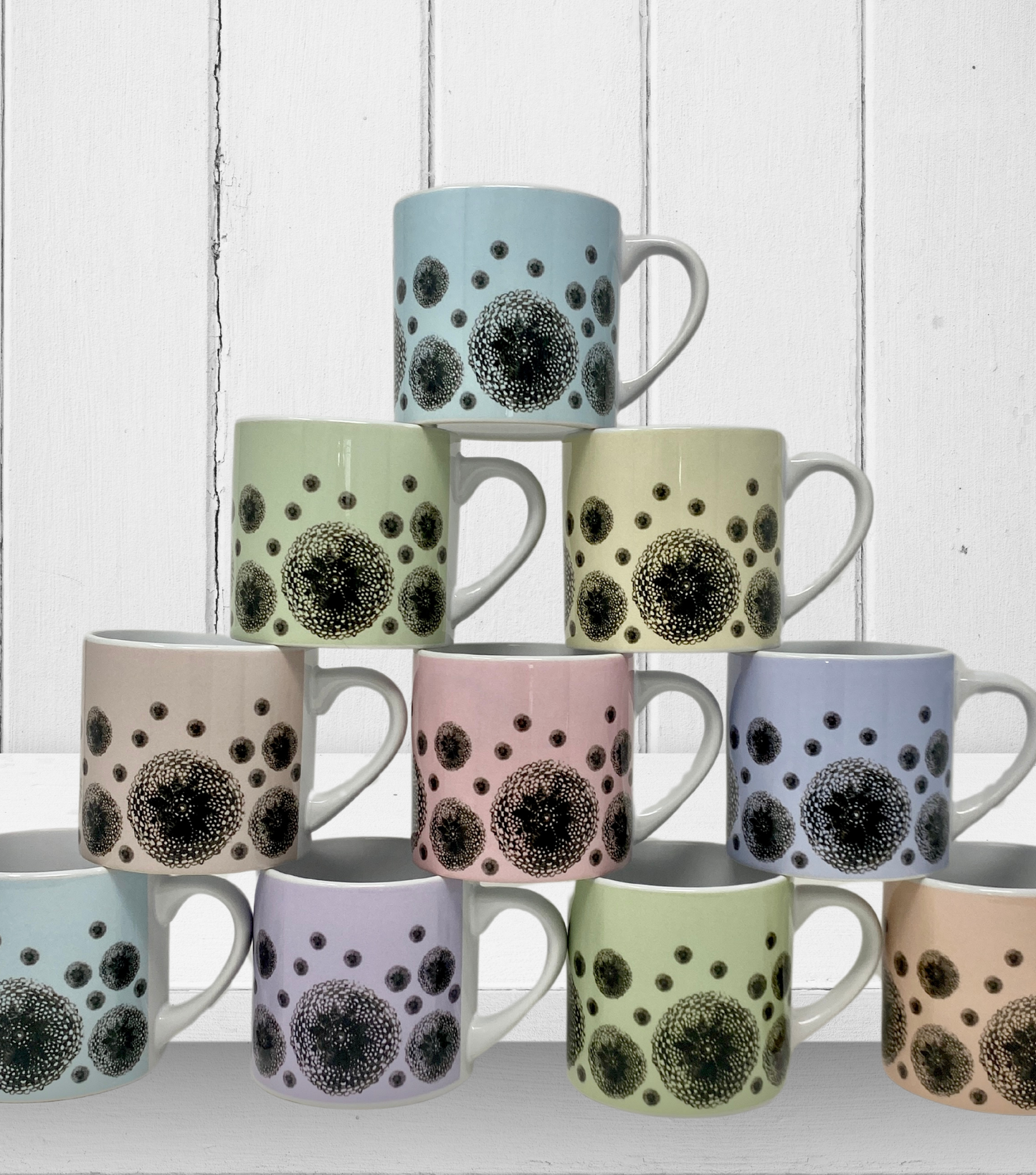 Cup crochet pattern 200 ml, 8 colors