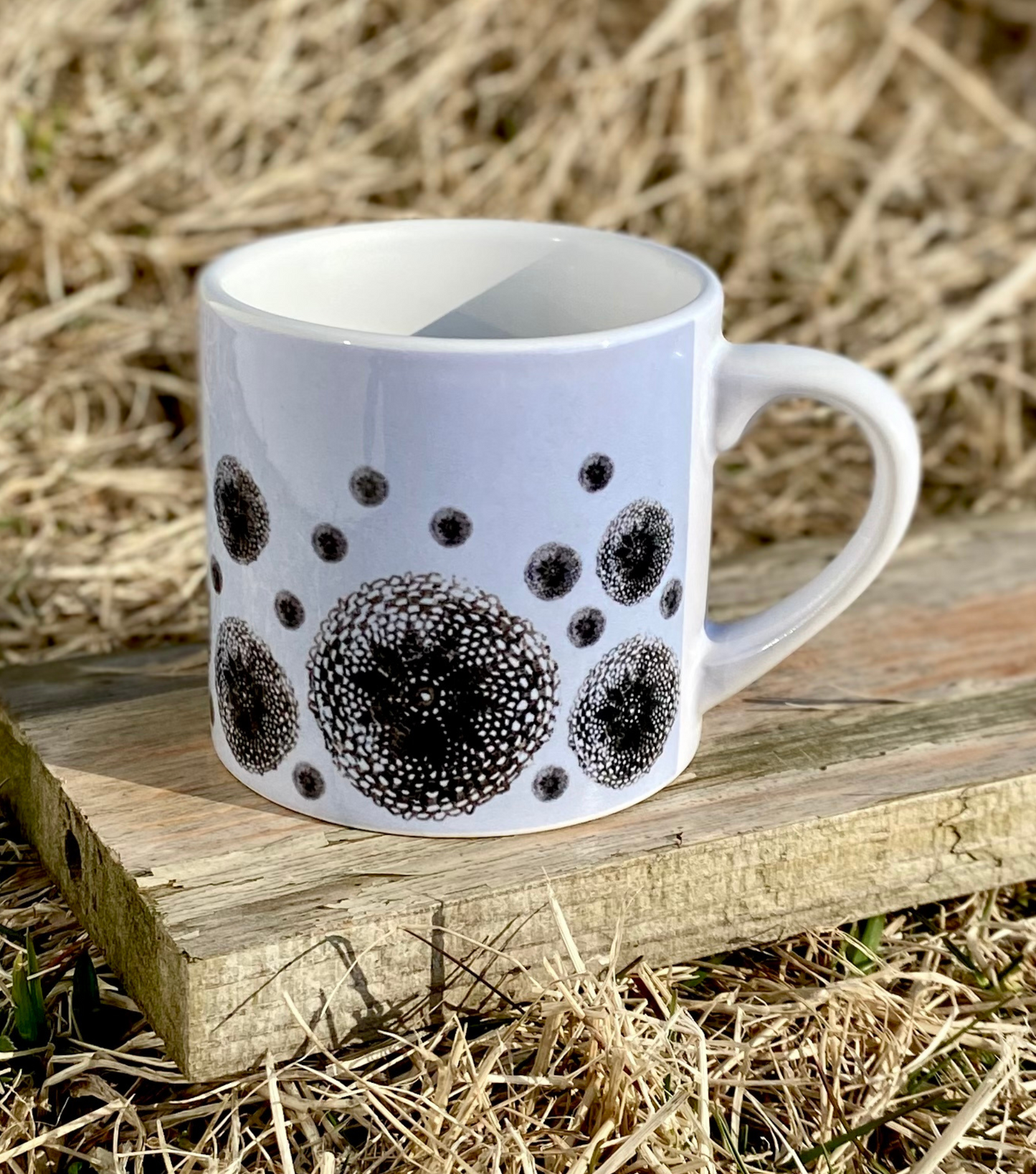 Cup crochet pattern 200 ml, 8 colors