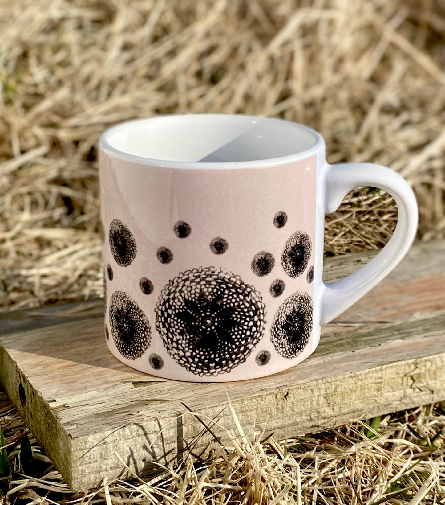 Cup crochet pattern 200 ml, 8 colors